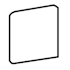 Daltile Semi-Gloss - 4-1/4" x 4-1/4" Bullnose Outcorner Wall Tile - Polished Tile Visual Waterfall