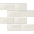 Daltile Amity - 3" x 6" Rectangle Wall Tile - Glossy Visual - Sold by Carton (6 SF/Carton) White