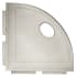 Daltile 5-1/4" Wide Corner Shelf from the Bath Accessories Collection Gray