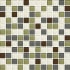 Daltile Color Wave - 1" x 1" Square Wall Tile - Glossy Visual - Sold by Sheet (1 SF/Sheet) Autumn Trail