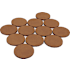 Daltile Indoterra - 13" x 13" Solid Floor and Wall Tile - Matte Visual - Sold by Carton (0.96 SF/Carton) Brick