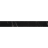Daltile Perpetuo 24" x 3" Matte Porcelain Bullnose - Sold by Piece INFINITE BLACK