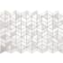 Daltile Perfit Mosaix - 18" x 12" Chevron Floor and Wall Tile - Polished Visual - Sold by Carton (1.45 SF/Carton) Calacatta Dolomiti