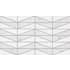 Daltile Perfit Mosaix - 18" x 10" Solid Floor and Wall Tile - Polished Visual - Sold by Carton (1.26 SF/Carton) Saran White