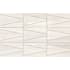 Daltile Perfit Mosaix - 18" x 12" Geometric Floor and Wall Tile - Polished Visual - Sold by Carton (1.43 SF/Carton) Patagonia White