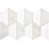 Daltile Perfit Mosaix - 18" x 12" Geometric Floor and Wall Tile - Polished Visual - Sold by Carton (1.29 SF/Carton) Polished