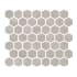 Daltile Resilience - 10-1/4" x 11-3/8" Geometric Mosaic Floor and Wall Tile - Matte Marble Visual - Sold by Sheet (0.81 SF/Sheet) Stamina Grey