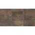 Daltile Slate Attache - 12" x 24" Rectangle Floor and Wall Tile - Textured Visual - Sold by Carton (17.6 SF/Carton) Multi Brown