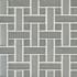 Daltile Metallica - Random Basketweave Mosaic Wall Tile - Polished Metal Visual Brushed Stainless Steel