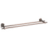 Brushed Nickel Double Towel Bar