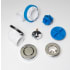 Dearborn True Blue 1-1/2" Tub Drain Kit - with Overflow Chrome