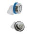 Dearborn True Blue 1-1/2" Tub Drain Kit - with Overflow Chrome