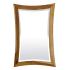 DecoTeak Curvature 24" W x 35" H Modern Rectangular Wood Framed Bathroom Wall Mirror EarthyTeak