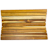 DecoTeak Eleganto 23" x 15" Teak Shower Mat Earthy Teak