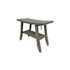 DecoTeak Satori 24" Teak Shower Bench with Shelf Antique Gray