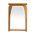 DecoTeak Tranquility 24" W x 35" H Modern Rectangular Wood Framed Bathroom Wall Mirror EarthyTeak