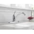 Delta-100-DST-Installed Faucet in Chrome