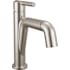 Delta Nicoli 1.2 GPM Single Hole Bathroom Faucet with Pull Down Spout and Push Pop-Up Drain Assembly Brilliance Stainless