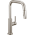 Delta Nicoli 1.8 GPM Single Hole Pull Down Kitchen Faucet - Includes Escutcheon Brilliance Stainless
