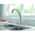 Delta-2480-DST-Installed Faucet in Arctic Stainless
