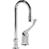 Delta Single Handle 1.5GPM Widespread Bathroom Faucet with Antimicrobial by AgION and 6" Handle from the Commercial Series Chrome