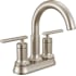 Delta Altado 1.2 GPM Centerset Tract-Pack Bathroom Faucet with Push Pop-Up Drain Assembly Brilliance Stainless