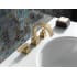 Delta-3553LF-Installed Faucet in Champagne Bronze
