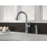 Delta-4297-DST-Installed Faucet in Arctic Stainless