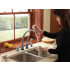 Delta-4380T-dst-Faucet in Use in Arctic Stainless