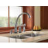 Delta-4380T-dst-Installed Faucet in Arctic Stainless