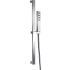 Delta Angular 1.75 GPM Single Function Hand Shower on Slide Bar with Included Hose Lumicoat Chrome