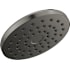 Delta PivotPro 1.75 GPM Single Function Raincan Shower Head with Touch-Clean Spray Holes Lumicoat Black Stainless