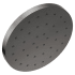 Delta Universal Showering 12" Round 2.5 GPM Single Function Rain Shower Head with H2Okinetic Technology Black Stainless