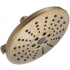Delta Universal Showering 7-11/16" Round 1.75 GPM Shower Head Full Spray Pattern with Touch Clean and H2Okinetic Technology Lumicoat Champagne Bronze