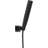 Delta Universal Showering 1.75 GPM Multi Function Hand Shower Package with Touch-Clean and H2Okinetic® Technologies - Includes Hose and Mounting Bracket Matte Black