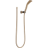 Delta 1.75 GPM Single Function Hand Shower Package with H2Okinetic Technology - Includes Hose and Mounting Bracket Champagne Bronze