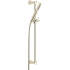 Delta Grail 1.75 GPM Single Function Hand Shower Package - Includes Slide Bar and Hose Brilliance Polished Nickel