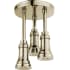 Delta Universal Showering 2.5 GPM Single Function Pendant Shower Head with LED Light Brilliance Polished Nickel