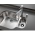 Delta-72030-Installed Faucet in Arctic Stainless