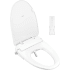 Delta Refresh Premium Elongated Electric Bidet Toilet Seat with Remote White