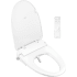 Delta Refresh Ultimate Elongated Electric Bidet Toilet Seat with Remote White