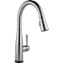 Delta Essa 1.8 GPM Single Hole Pull Down Touchless Kitchen Faucet with Touch2O, MagnaTite, Diamond Seal and Touch-Clean Technologies - Includes Escutcheon Arctic Stainless