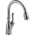Delta Leland Pull-Down Kitchen Faucet with Magnetic Docking Spray Head and ShieldSpray - Includes Lifetime Warranty Arctic Stainless