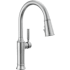 Delta Renaldi 1.8 GPM Single Hole Pull Down Kitchen Faucet with Magnetic Docking Spray Head Lumicoat Arctic Stainless