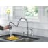 Delta-955-DST-Faucet in Use in Arctic Stainless
