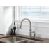 Delta-955-DST-Installed Faucet in Brilliance Stainless