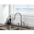 Delta-955-DST-Installed Faucet in Brilliance Stainless