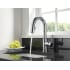 Delta-9959-DST-Running Faucet in Stream Mode in Arctic Stainless