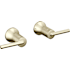 Delta Trinsic Bathroom Faucet Wall Mounted Lever Handles Brilliance Polished Nickel