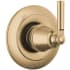 Delta Saylor Three Function Diverter Valve Trim Less Rough-In Valve - Two Independent Positions, One Shared Position Champagne Bronze